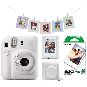 E-shop Fujifilm Instax Mini 12 White + Mini 12 ACC Kit + 2x10 Film