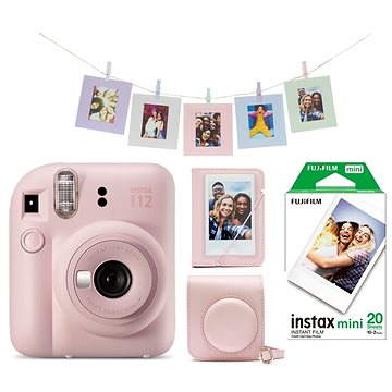 E-shop Fujifilm Instax Mini 12 Pink + Mini 12 ACC Kit + 2x10 Film