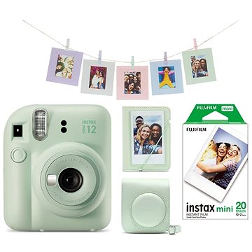 E-shop Fujifilm Instax Mini 12 Green + Mini 12 ACC Kit + 2x10 Film