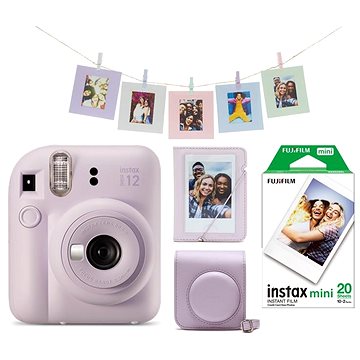E-shop Fujifilm Instax Mini 12 Purple + Mini 12 ACC Kit + 2x10 Film