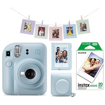 E-shop Fujifilm Instax Mini 12 Blue + Mini 12 ACC Kit + 2x10 Film