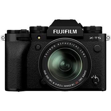 E-shop Fujifilm X-T5 Gehäuse schwarz + XF 18-55 mm f/2.8-4.0 R LM OIS