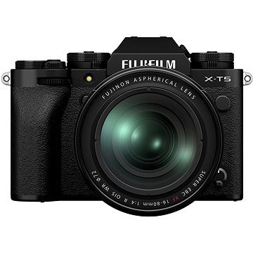 E-shop Fujifilm X-T5 Gehäuse schwarz + XF 16-80 mm f/4.0 R OIS WR