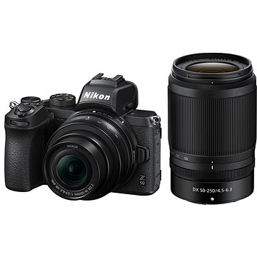 Nikon Z50 + Z DX 16–50 mm f/3,5–6,3 VR + Z DX 50–250 mm f/4,5–6,3 VR