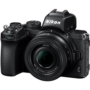 Nikon Z50 + Z DX 16–50 mm f/3,5–6,3 VR