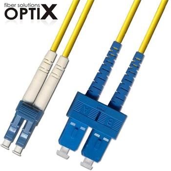 OPTIX LC-SC Optický patch cord 09/125 0,5m G.657A