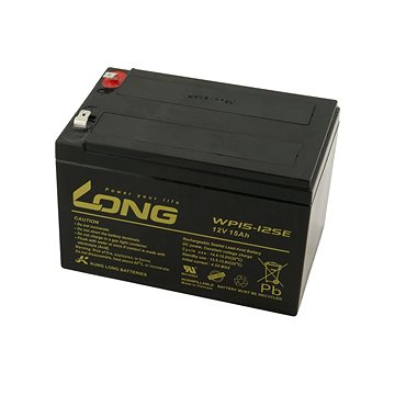 E-shop Long 12V 15Ah olověný akumulátor DeepCycle AGM F2 (WP15-12SE)