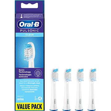 E-shop Oral-B Pulsonic Clean Ersatzköpfe - 4 Stück