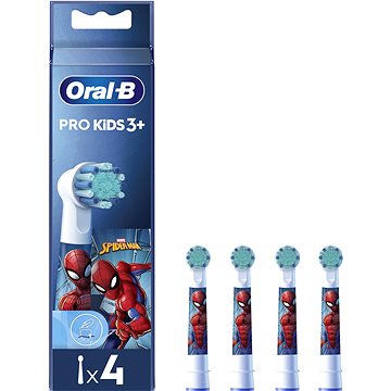 E-shop Oral-B Pro Kinderzahnbürstenköpfe mit Spiderman-Motiven, 4 Stück