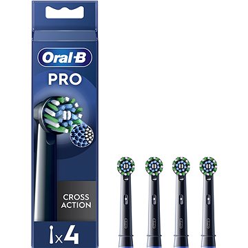 E-shop Oral-B Pro Cross Action Black Bürstenköpfe, 4 Stück