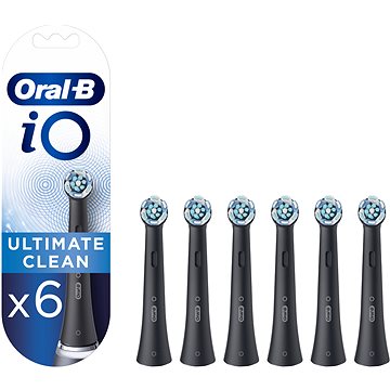 E-shop Oral-B iO Ultimative Clean Schwarz Zahnbürstenköpfe, 6 Stück