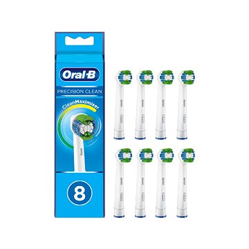E-shop Oral-B Precision Clean Bürstenkopf mit CleanMaximiser Technologie, 8er-Set