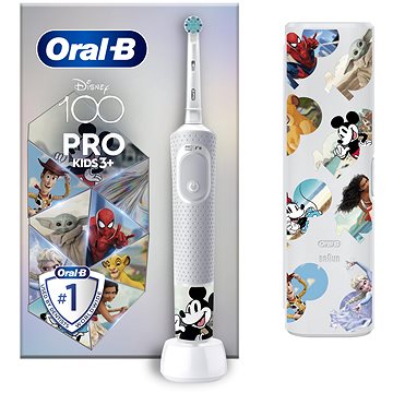 E-shop Oral-B Pro Kids Disney 100 Jahre Mit Design von Braun mit Etui