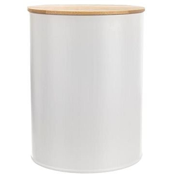 E-shop ORION WHITELINE Dose aus Blech/Bambus - Ø 13 cm