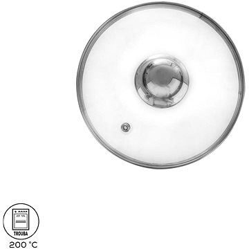 E-shop Glasdeckel mit Edelstahlgriff O 14 cm