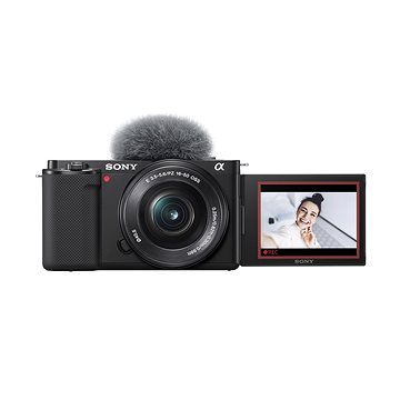 E-shop Sony Alpha ZV-E10 Vlog-Kamera + E PZ 16–50 mm f/3,5–5,6 OSS