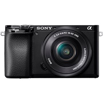 E-shop Sony Alpha A6100 schwarz + E PZ 16–50 mm f/3,5–5,6 OSS