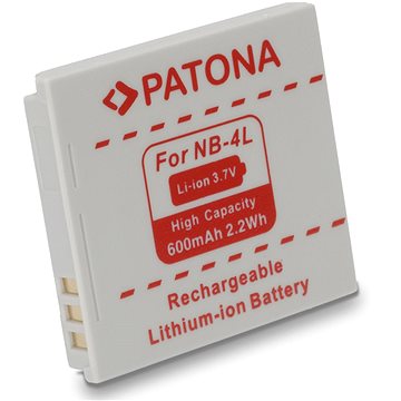 E-shop PATONA für Canon NB-4L 600mAh Li-Ion