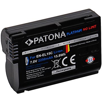 E-shop PATONA für Nikon EN-EL15C 2400mAh Li-Ion Platinum