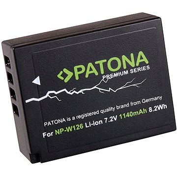 E-shop PATONA für Fuji NP-W126 1140mAh Li-Ion Premium