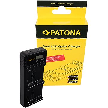 E-shop PATONA für Foto Dual LCD Sony F550/F750/F970 - USB