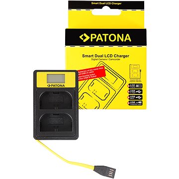 E-shop PATONA für Dual Canon LP-E6 mit LCD, USB