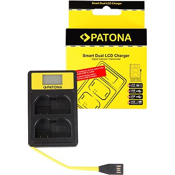 E-shop PATONA für Dual Nikon EN-EL15 mit LCD - USB