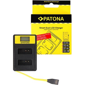 E-shop PATONA für Dual Canon LP-E12 mit LCD, USB