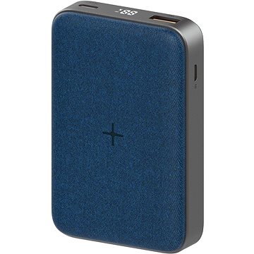 E-shop Eloop EW35 10000 mAh Wireless + PD (18 W +) Blau