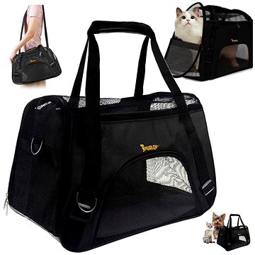 Iso Trade Prepravná taška pre psy aj mačky – 30 × 25 × 50 cm