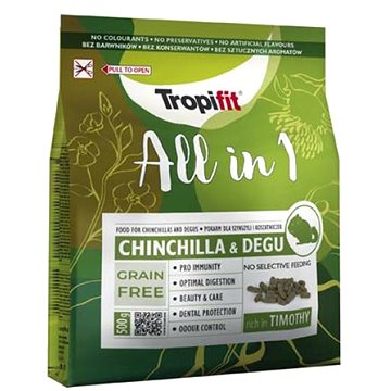 Tropifit all in 1 Chinchilla & Degu 500 g