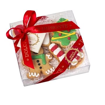 COBBYS PET Kolekcia Vianočných sušienok v darčekovom balení 105 g/4 ks