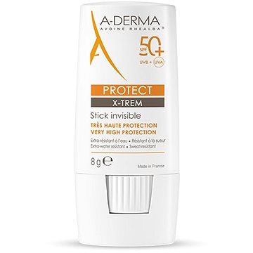 A-Derma PROTECT X-TREM Transparentní tyčinka s velmi vysokou ochranou SPF 50+ 8g