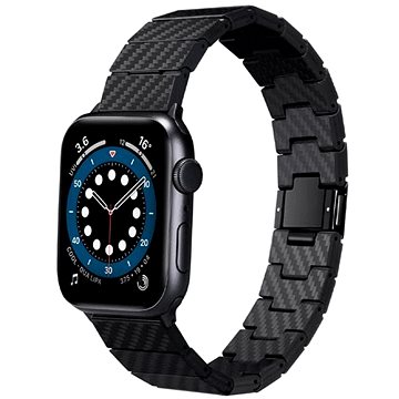 E-shop Pitaka Carbon Fiber Strap Black/Grey Apple Watch 42/44/45/Ultra 49mm