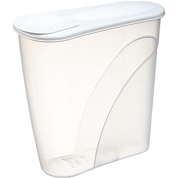 E-shop Plast Team Lebensmittelbehälter (Cornflakes) 3,5 l, 25 × 12,3 × 24,3 cm weiß