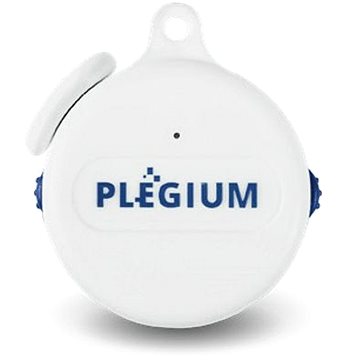 Plegium Smart Emergency Button Wearable - intelligenter persönlicher Alarm, weiß