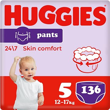 HUGGIES Pants Jumbo vel. 5 (136 ks)