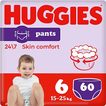 HUGGIES Pants Jumbo vel. 6 (2× 30 ks)