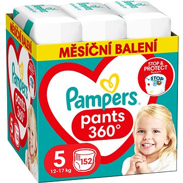 PAMPERS Pants vel. 5 (152 ks) – měsíční zásoba
