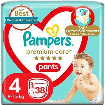 PAMPERS Pants Premium Care Maxi vel. 4 (38 ks)