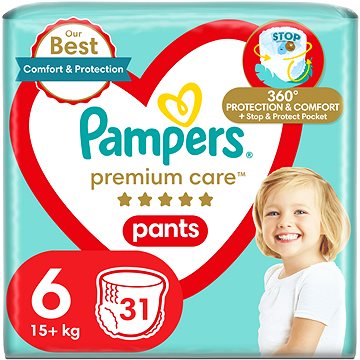 PAMPERS Pants Premium Care Extra Large vel. 6 (31 ks)