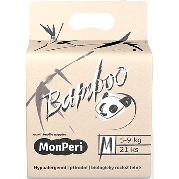 MonPeri Bamboo EKO M (vel. 3) 5–9 kg 21 ks