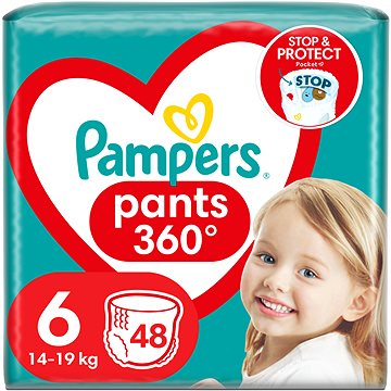 PAMPERS Pants Velikost 6, (48 ks), 15 kg+
