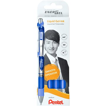 E-shop PENTEL BL77 - 4C EnerGel - 4er-Set, blau, 3 + 1