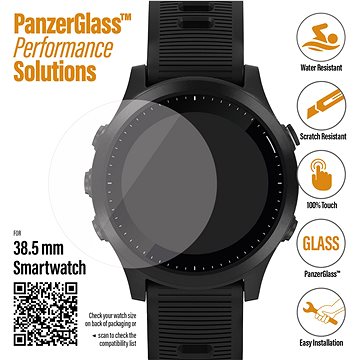E-shop PanzerGlass SmartWatch für verschiedene Arten von Uhren (38,5 mm) klar