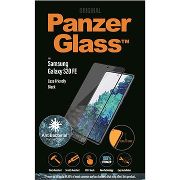 PanzerGlass Edge-to-Edge Antibacterial pro Samsung Galaxy S20 FE černé
