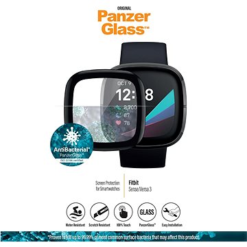 PanzerGlass SmartWatch Antibacterial pro Fitbit Sense/Versa 3