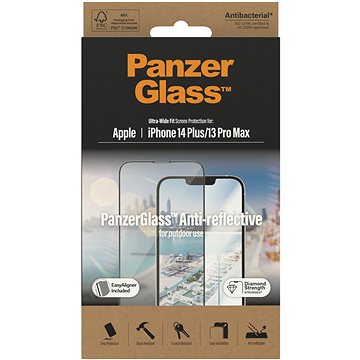 E-shop PanzerGlass Apple iPhone 2022 6.7'' Max/13 Pro Max mit Antireflexionsbeschichtung und Einbaurahmen
