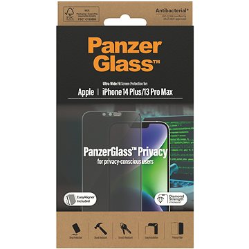 E-shop PanzerGlass Privacy Apple iPhone 14 Plus/13 Pro Max mit Einbaurahmen