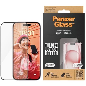 E-shop PanzerGlass Apple iPhone 15 mit Einbaurahmen